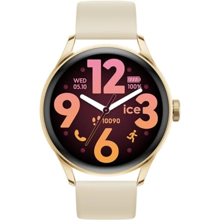 Ice Watch Ice Smart 3.0, Damen Smartwatch mit 1,20 Zoll Display, Gold-Beige – Bild 1