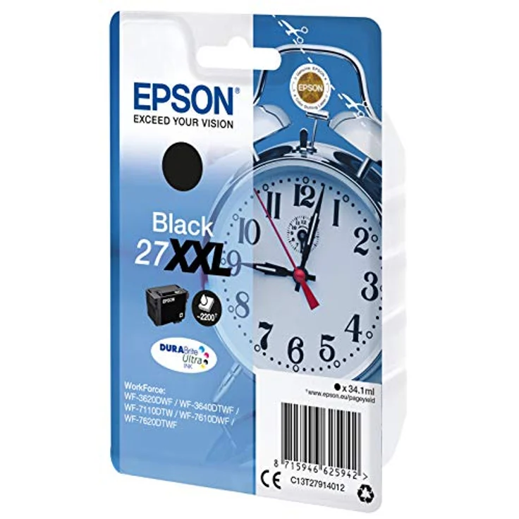 Epson C13T27914022 Schwarz Original 27XXL Tintenpatronen Pack of 1 – Bild 2
