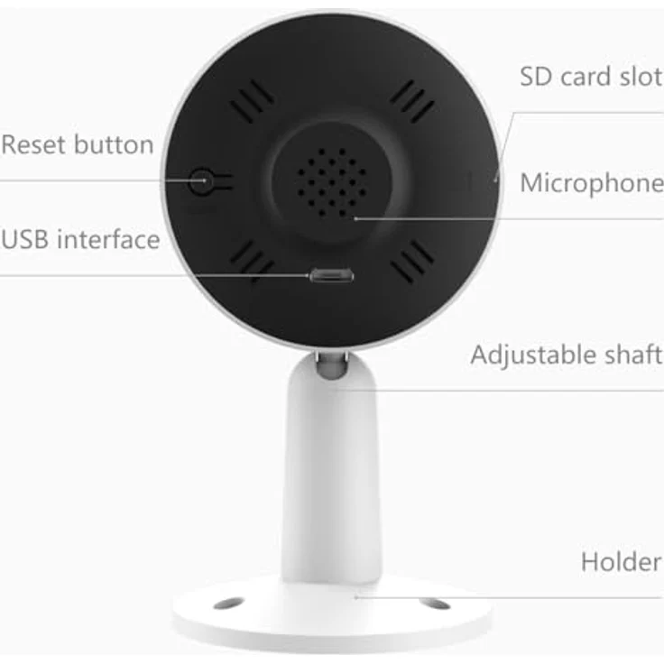 ARENTI IN1Q - Intelligente 4 MP Ultra-HD WLAN Überwachungskamera für Innenbereiche mit Nachtsicht, Bewegungs- und Geräuscherkennung – Bild 5