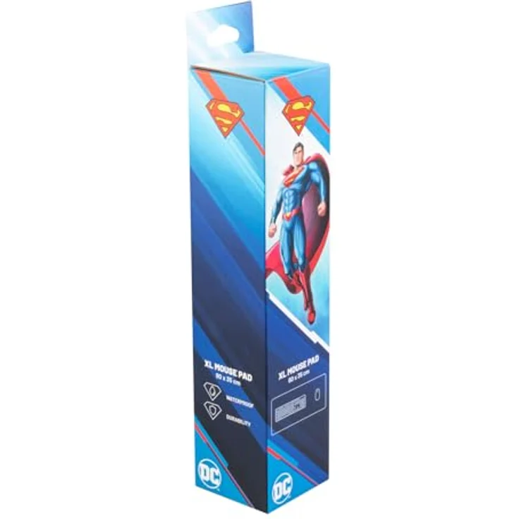 Grupo Erik DC Comics Superman Gaming Mauspad, hochwertige Schreibtischunterlage mit ikonischem Logo in lebendigen Farben – Bild 2
