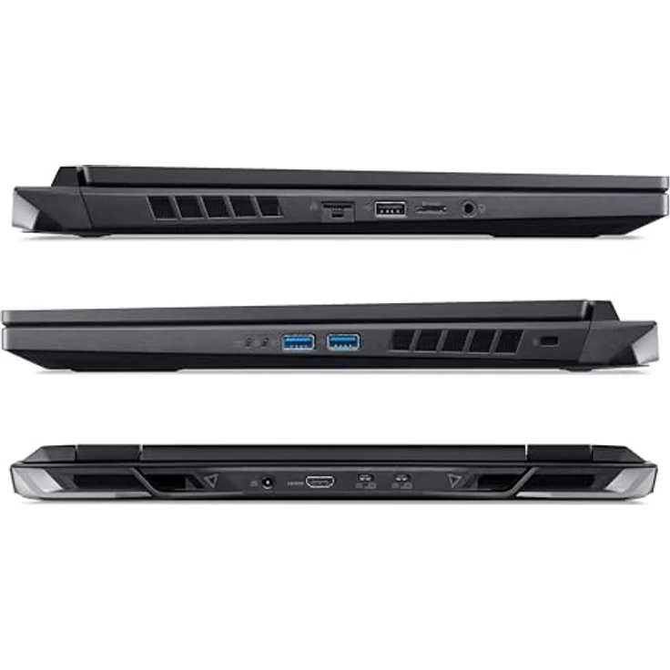 Acer Nitro 16 (AN16-42-R39G) Gaming Laptop | 16" WQXGA IPS 180Hz Display | AMD Ryzen 7 8845HS | 16 GB RAM | 1 TB SSD | NVIDIA GeForce RTX 4070 | Windows 11 | QWERTZ Tastatur | schwarz – Bild 5