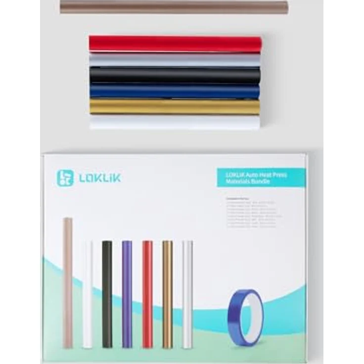 Loklik Starter Pack für Auto Heat Press, umfassendes Gestaltungsset für kreative Projekte – Bild 2