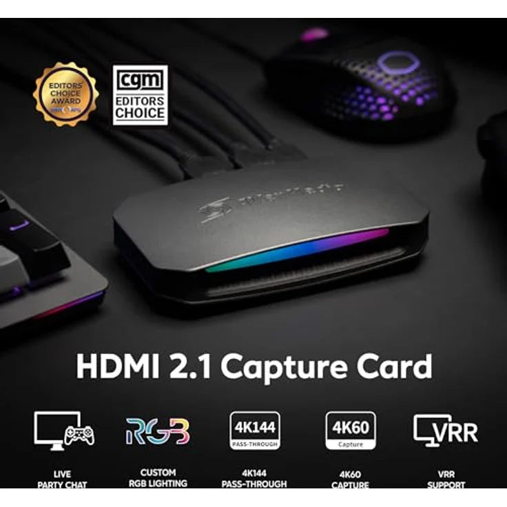 AVerMedia Ultra 2.1 Game Recorder, 4K bis 60 fps, HDR-Unterstützung, kompatibel mit Windows & Mac, Schwarz – Bild 3