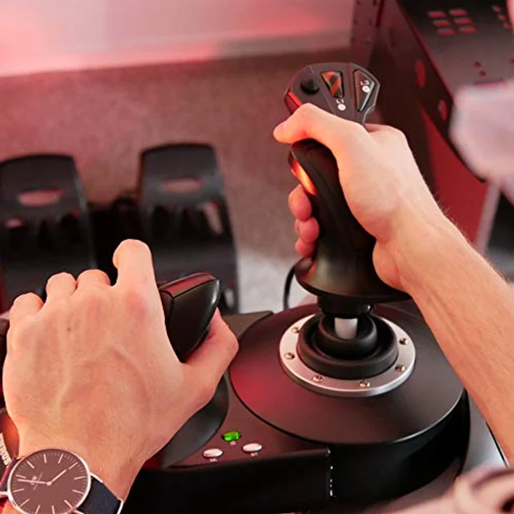Thrustmaster T.Flight HOTAS X, Joystick mit abnehmbarem Schubhebel, 5-Achsen-Steuerung, 12 programmierbare Tasten, PC/USB-kompatibel – Bild 2