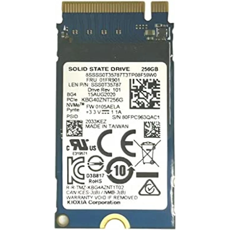 Toshiba BG4 256GB M.2 PCIe