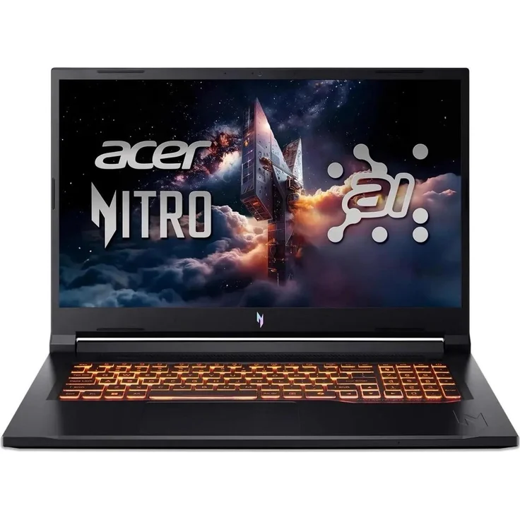Acer Nitro V17AI ANV17-41-R5NM, 17.3" Gaming Notebook mit Ryzen 7, 16 GB RAM, 1 TB SSD und RTX 5060, Schwarz