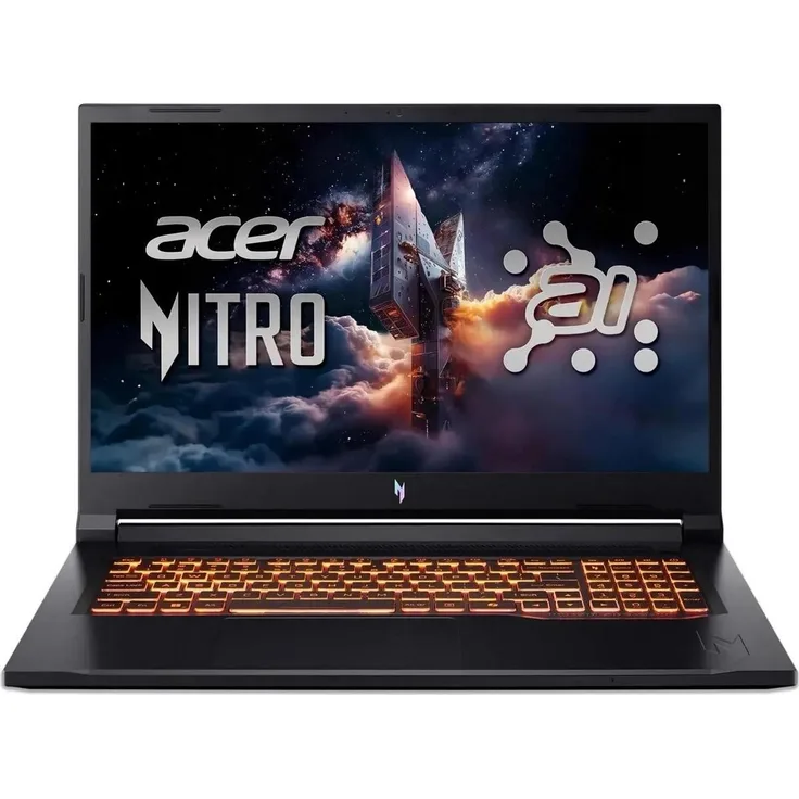 Acer Nitro V17AI ANV17-41-R5NM, 17.3" Gaming Notebook mit Ryzen 7, 16 GB RAM, 1 TB SSD und RTX 5060, Schwarz