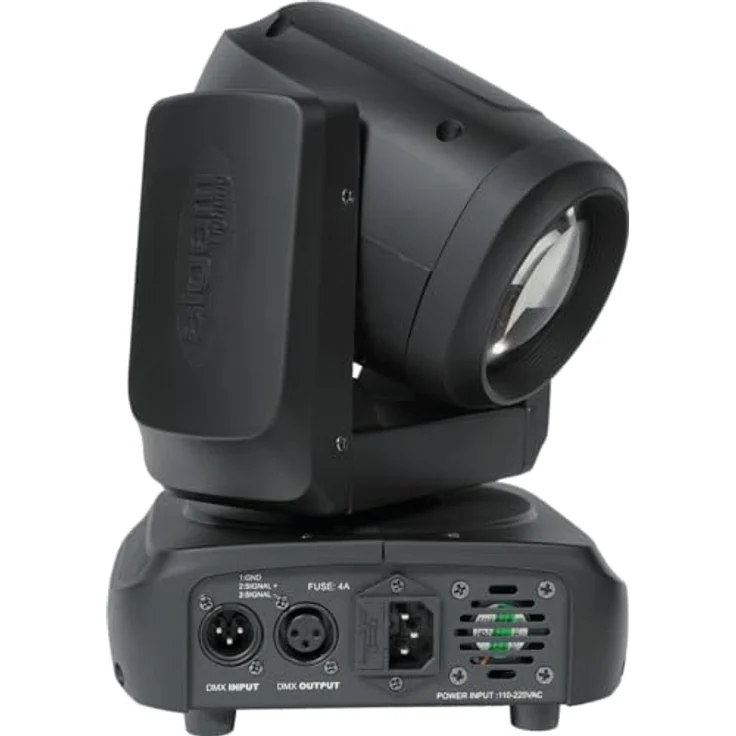 Algam Lighting 80W LED Beam Moving Head, 540° PAN/230° TILT, 12 Gobos, 8 Farben, DMX steuerbar – Bild 2