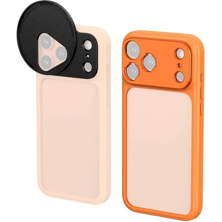 SmallRig 5795 FilMov Lightweight Photography Bumper Case, Orange, für iPhone 17 Pro Max, TPU-Material, optimierte Wärmeableitung, leichter Schutz für Fotografie-Enthusiasten