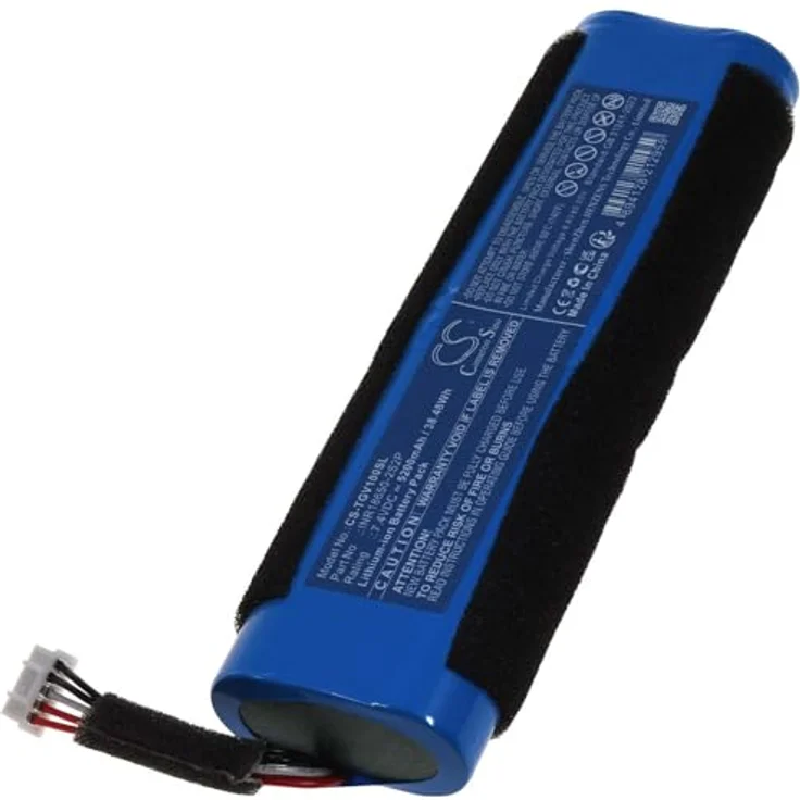 akku-net Akku für Teufel Motiv Go Voice Bluetooth-Lautsprecher, 7,4V, Li-Ion, 5200mAh, blau – Bild 1