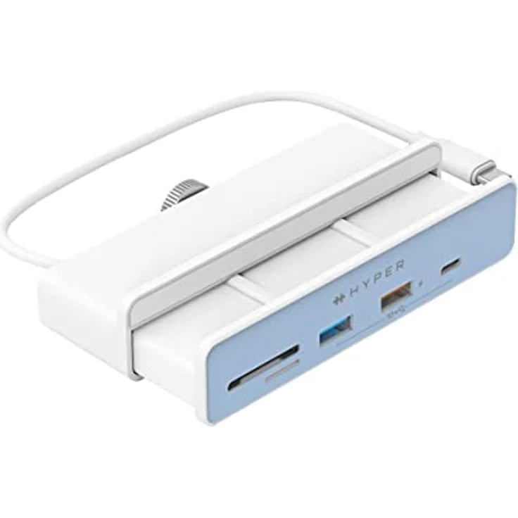 HYPER - HD34A8-6-in-1 USB-C Hub für iMac 24 Zoll - 6 Ports (USB-C/USB-A/HDMI 4K) – Bild 1