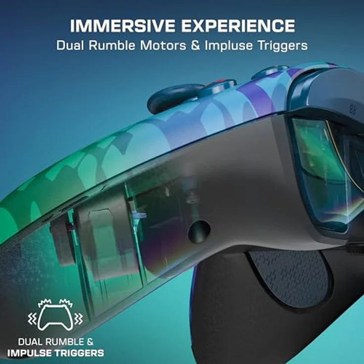 Turtle Beach Rematch Advanced Wired Gamepad, Gamepad in Glitch Green mit programmierbaren Tasten und Vibrationseffekten, kompatibel mit Xbox One und Windows 10/11 – Bild 3
