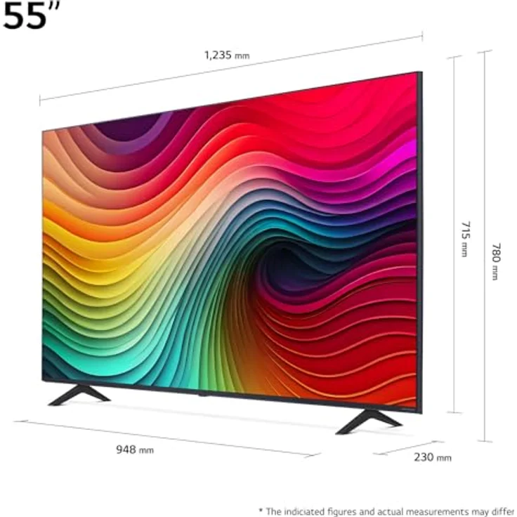 LG 55NANO81T6A TV 55" NanoCell Fernseher mit α5 Gen7 4K AI-Prozessor, webOS 24 und HDR10 [Modelljahr 2024] – Bild 3