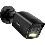 ANNKE AC500 3K PoE Überwachungskamera Außen, 5MP IP Kamera mit Dual Light, Personen-/Fahrzeug-/Tiererkennung, Farbe & IR Nachtsicht, Kartensteckplatz, 120dB WDR, H.265+, IP67, Schwarz