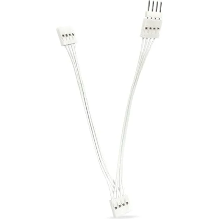 Nordic Light Solutions Kabel für Philips Hue Gradient Lightstrip (Y-splitter) in Weiß, Präzise Verlängerung, Endlose Möglichkeiten, Hochwertige Qualität, Einfache Installation, Erweiterbar – Bild 1