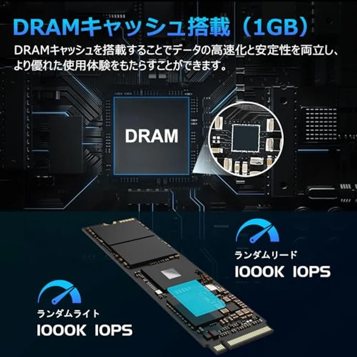 Acer Predator SSD GM-7000 1Tb PCIe NVMe Gen4 – Bild 3