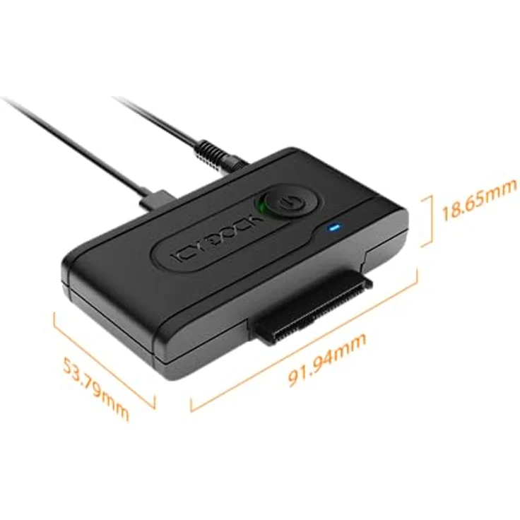 ICY DOCK EZ-Adapter Ex MB931U-1VB R1-1x 2,5" U.2 NVMe PCIe SFF-8639 SSD zu USB 3.2 Gen2 10Gbps Dockingstation/Reader Kompatibel zu Thunderbolt 4 – Bild 5