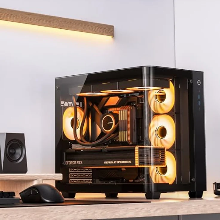Jonsbo TK-3 - ATX-Gehäuse, schwarz, TK-3BLACK – Bild 3