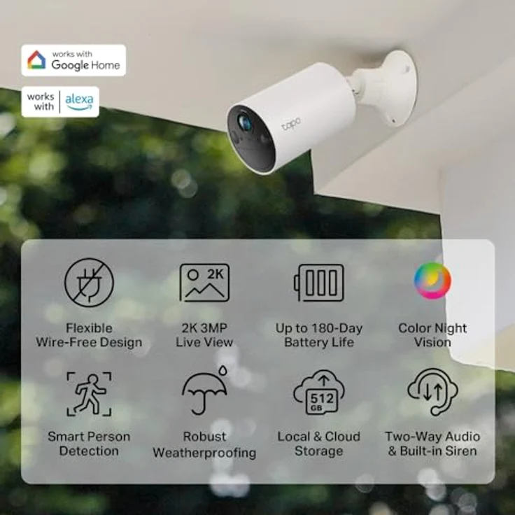 Tapo Überwachungskamera Tapo C410 Sicherheitskamera (Benutzerfreundlich, hohe Qualität) – Bild 4