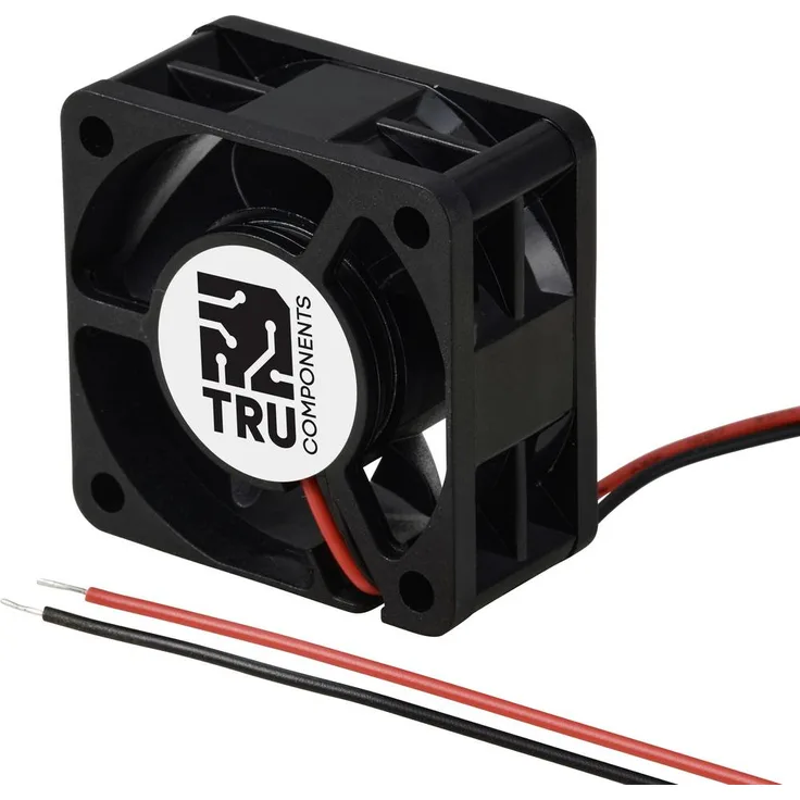 TRU COMPONENTS TC-MX4020-5V0.17A Axiallüfter 5 V/DC, Max. 8000 U/min, Luftdurchsatz 14.4 m³/h, IP58, 40 x 40 x 20mm