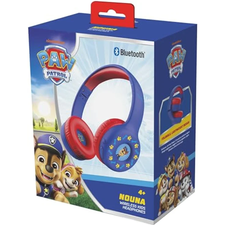 Trust Nouna Kabellose Kopfhörer Paw Patrol Blau, mit integriertem Lautstärkeregler und Mikrofon, faltbares Design, kinderfreundlich – Bild 17