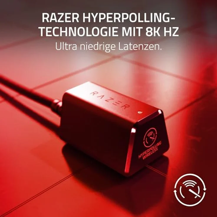 Razer Viper V3 Pro Faker Edition Wireless Gaming Maus - rot, ultraleicht, 8.000 Hz Abtastrate – Bild 5
