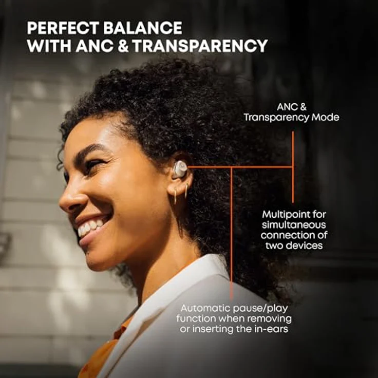 beyerdynamic AMIRON 300 True Wireless Kopfhörer mit ANC und Transparency Modus, Creme – Bild 5
