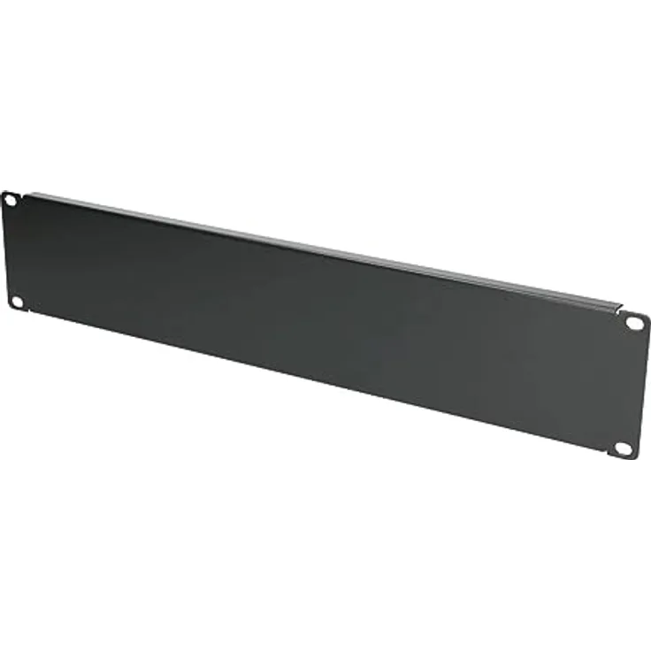 Extralink 2U 19" Frontplatte, Schwarz, Abdeckplatte aus Aluminium zur Verbesserung der Leistung von Netzwerkgeräten im Serverschrank