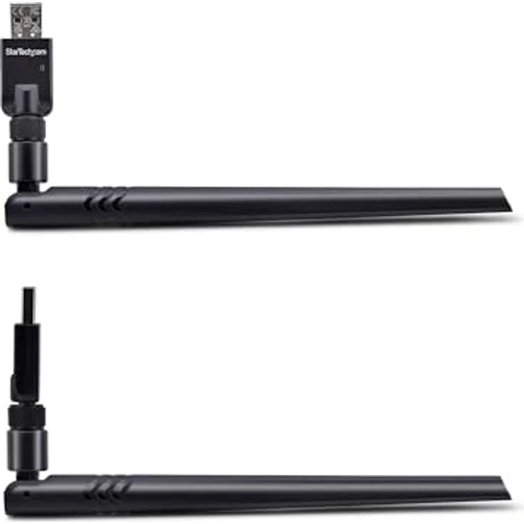 StarTech.com USB Bluetooth 5.3 Adapter AV53C1, Klasse 1 Dongle mit 100 m Reichweite für PC/Laptop, Schwarz, Plug-and-Play für Windows/Linux – Bild 4