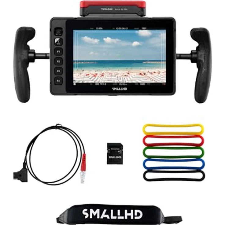 SmallHD Ultra 7 Bolt 6 RX 750 V-Mount Kit – 750ft (SHD-16-0728-VM), Ultrahell (2300 Nits) - SmallHD, schwarz – Bild 2