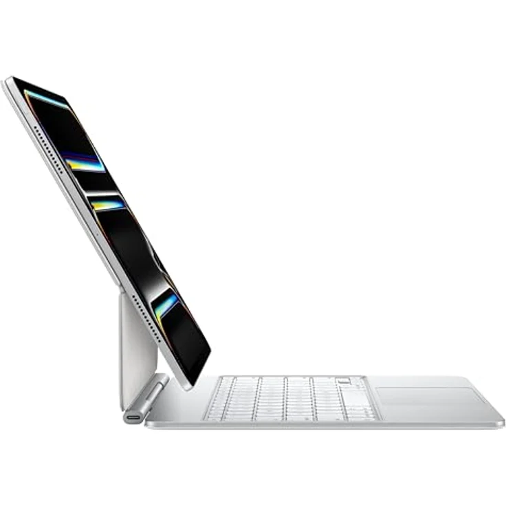 Apple iPad Magic Keyboard Case für 11'' iPad Pro (M4), integriertes Trackpad, beleuchtete Tasten, passendes USB-C-Laden, Weiß – Bild 2