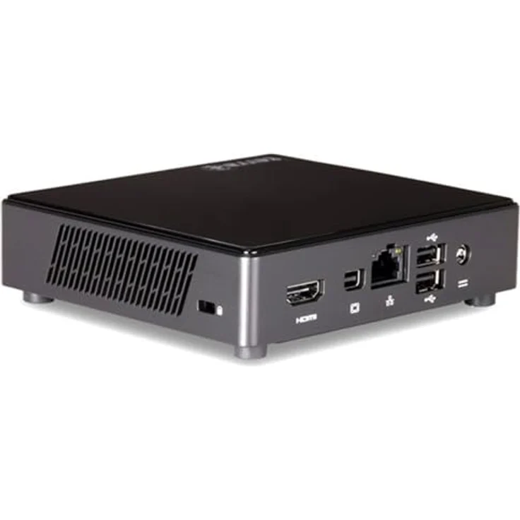 Wortmann TERRA PC-MICRO 3100 SILENT GREENLINE, Mini-PC mit Intel Celeron N5100, 8 GB RAM, 120 GB SSD, lüfterlos, Schwarz – Bild 1