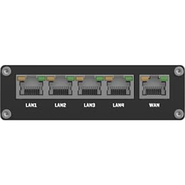 Teltonika RUT301, Industrieller Ethernet-Router mit 5 Ethernet-Ports, Schwarz – Bild 4