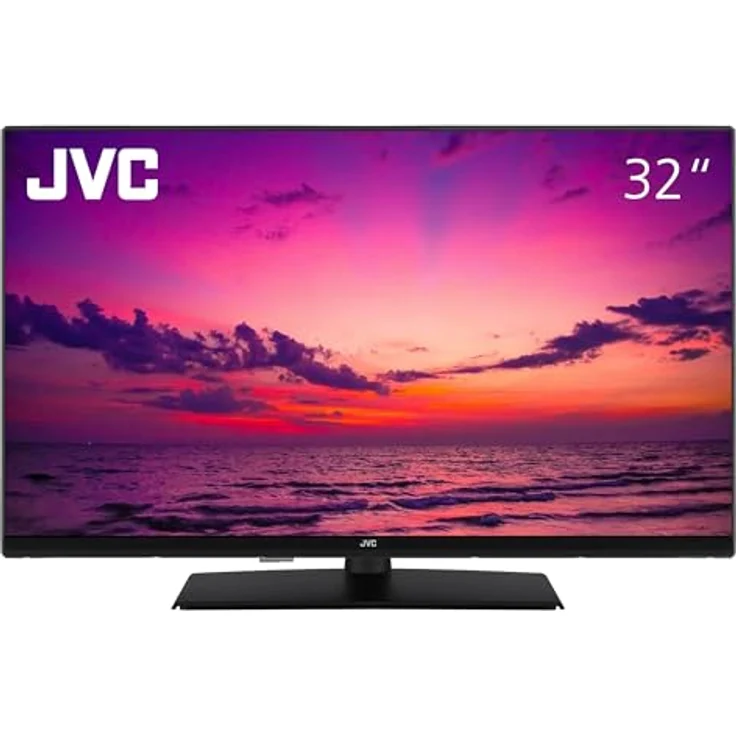 JVC LT-32VH4455 32 Zoll Fernseher (HD-Ready, LED TV, Triple-Tuner) schwarz – Bild 1