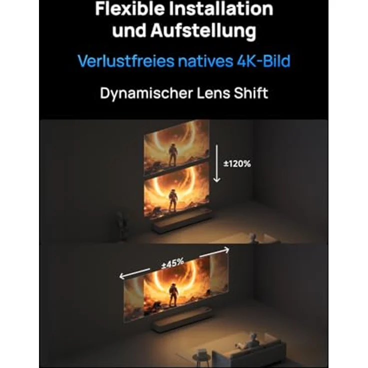 XGIMI Horizon 20 Limited Edition 4K Heimkino Beamer, 3200 ISO Lumen, Dolby Vision, HDR10+, integriertes Google TV, Harman Kardon Lautsprecher – Bild 5