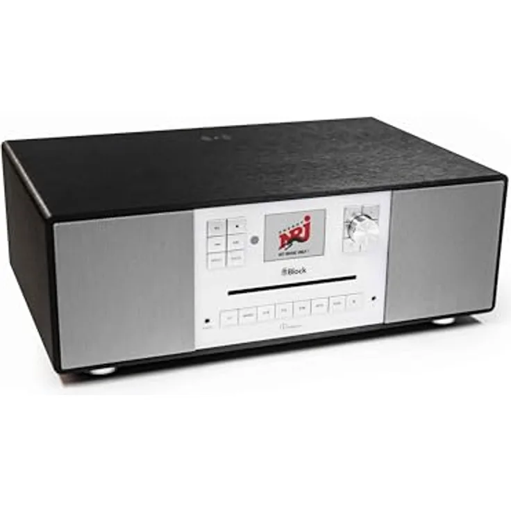 Block Passion Anthrazit DAB+ Internetradio mit CD-Player, WLAN, Bluetooth & Wireless Charging
