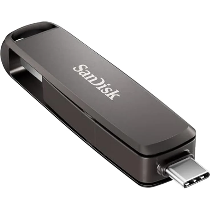 SanDisk Extreme PRO DUAL Drive 1 TB, Flash-Laufwerk 2-in-1 USB Type-A und USB Type-C, Lesegeschwindigkeit bis zu 1000 MB/s, Automatische Backup, Schwarz – Bild 2
