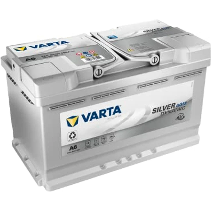 VARTA A6 Silver Dynamic AGM, 12V 80Ah Autobatterie für Start-Stop Systeme, 800A, auslaufsicher und rüttelfest – Bild 4