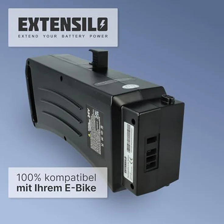 EXTENSILO Akku kompatibel mit Prophete Modell Jahr 2014 52414, Modell Jahr 2014 52404 E-Bike Elektrofahrrad (11,6 Ah, 24 V, Li-Ion) - Schwarz – Bild 2