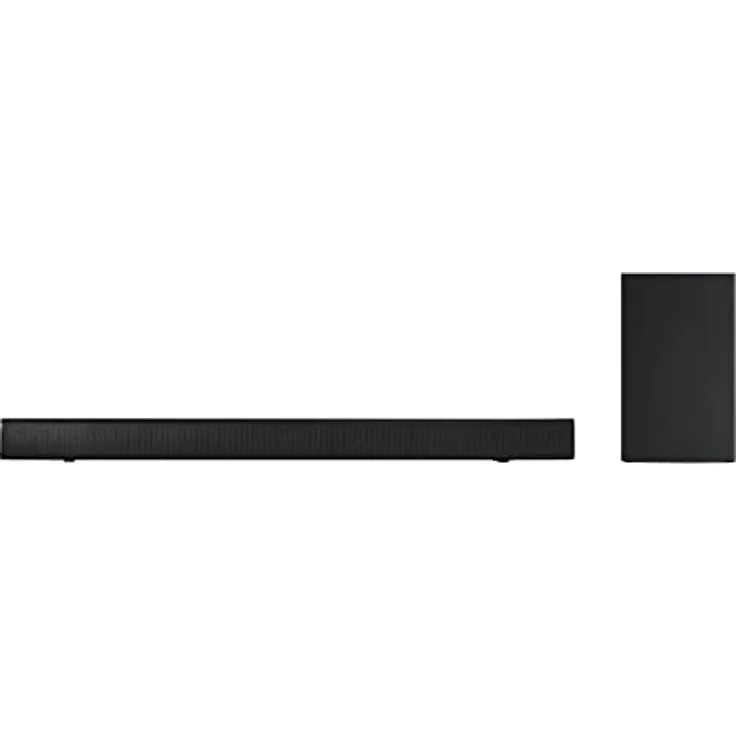 Panasonic SC-HTB150 Soundbar (kabellos und kabellos mit kabellosem Subwoofer, 2.1 Kanäle, Soundbar-Lautsprecher, 100 W, Bass Reflex, HDMI), Schwarz