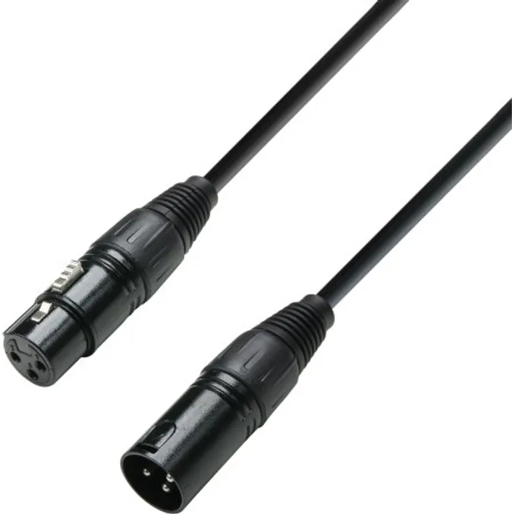 Adam Hall Cables 3 STAR DMF 3000 DMX Kabel 3-Pol XLR Female auf 3-Pol XLR male | 20 m