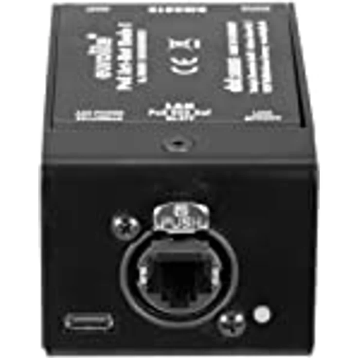 Eurolite DXT PoE Art-Net Node I, Lichtsteuerung mit bis zu 512 DMX-Kanälen, robustes Metallgehäuse, PoE und USB-C Stromversorgung – Bild 3