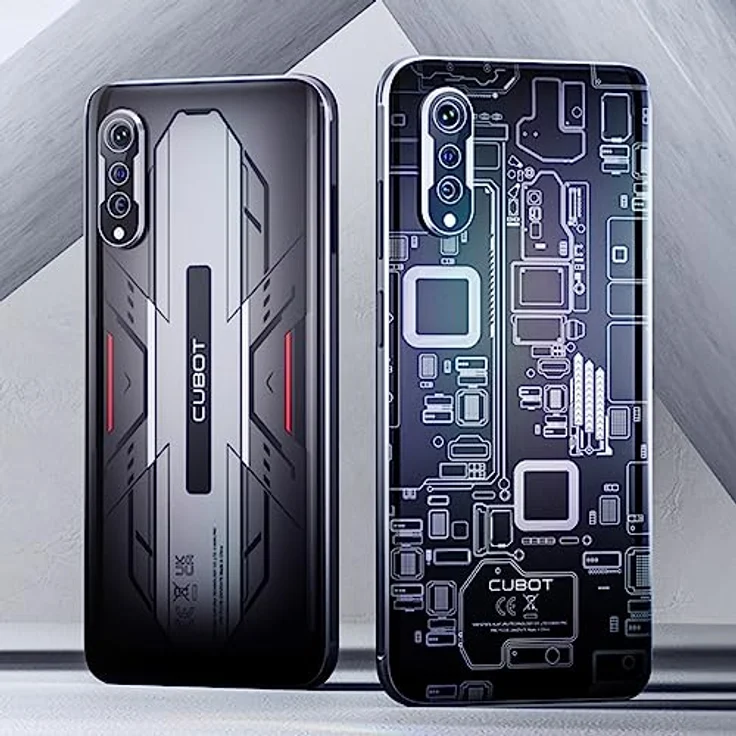 CUBOT X70 – 6,58-Zoll-FHD+-Smartphone, 12 GB und 256 GB, 100-MP-Dreifachkamera, 5200-mAh-Akku, Android 13, Octacore-Prozessor, Farbraum Schwarz – Bild 5