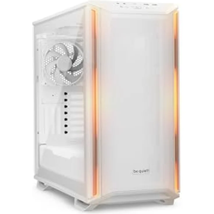 be quiet! Dark Base 701 White PC-Gehäuse, 3X Silent Wings 4 PWM high-Speed Lüfter, ARGB-Beleuchtung + ARGB-Controller, PWM-/ ARGB Hub, Lüftersteuerung, Mainboard-Tray für invertiertes Layout, BGW59 – Bild 1