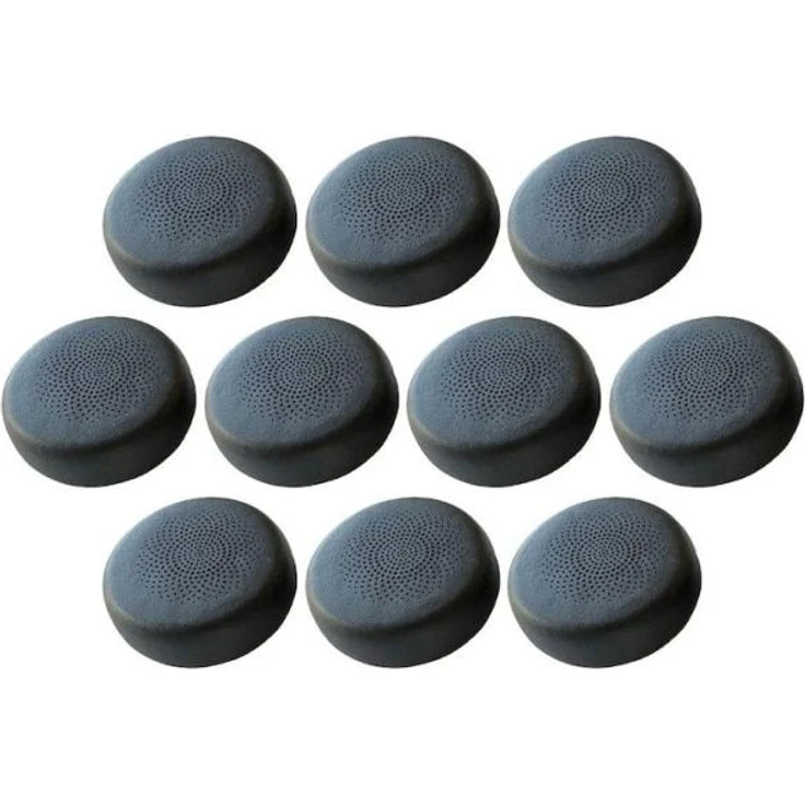 Yealink Ohrpolster für BH70WH64, Leder Ohrkissen in Schwarz, 10 Stück, hochwertiges Headset Zubehör für ultimativen Komfort