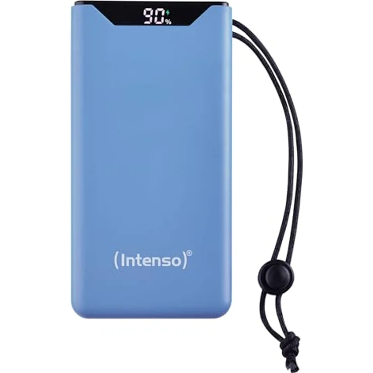 Intenso Powerbank F10000, externer Akku mit PD (20W) & QC (18W), USB-C und USB-A Anschluss, 10000mAh, Blau – Bild 3
