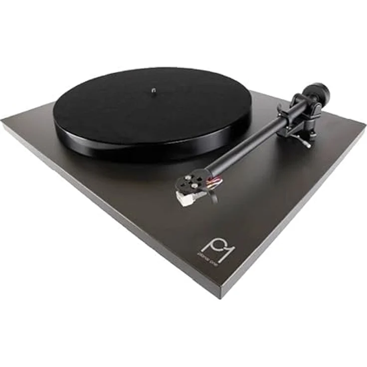 REGA Planar 1 Matt Schwarz, RB110 Tonarm, CARBON MM-Tonabnehmer Vers. 2021 Plattenspieler – Bild 2