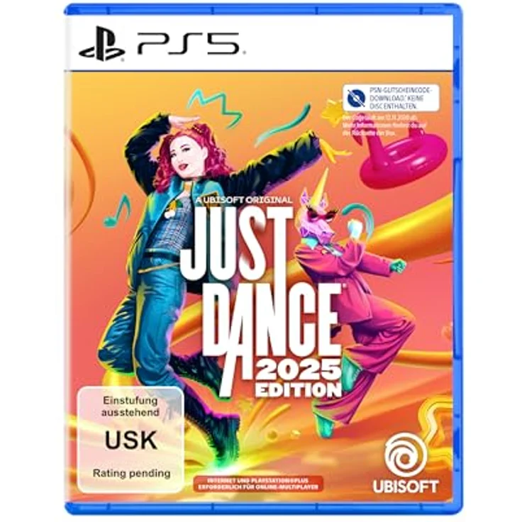 Ubisoft Just Dance 2025 Edition (Code in a box) - [PlayStation 5], mit 40 neuen Songs und Workout-Modus - Preisvergleich – Bild 1