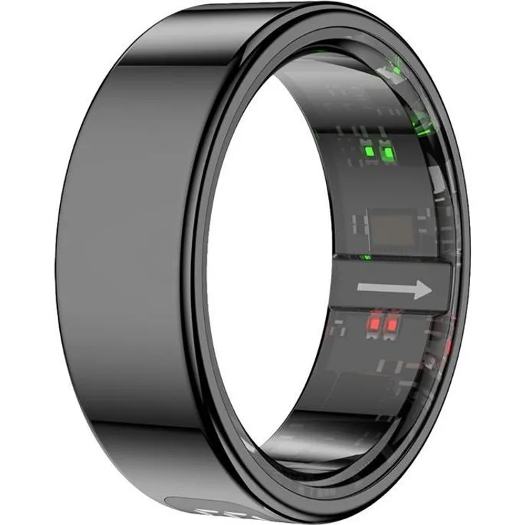 Colmi Smartring R12, Smart Ring mit 20.8MM Größe, Schwarz