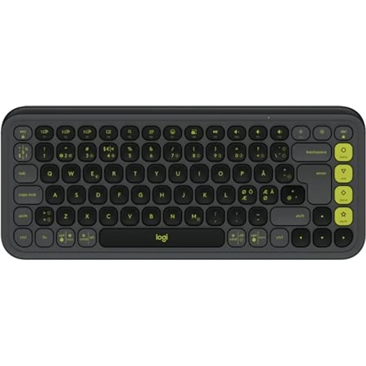 Logitech POP Icon Keys Mini, Kabellose Bluetooth Tastatur mit Scherenschaltern, QWERTY, Graphit – Bild 2